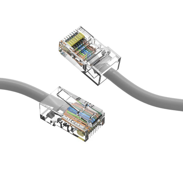 20 Foot Cat.5E CMR Non-Boot Patch Cable Gray