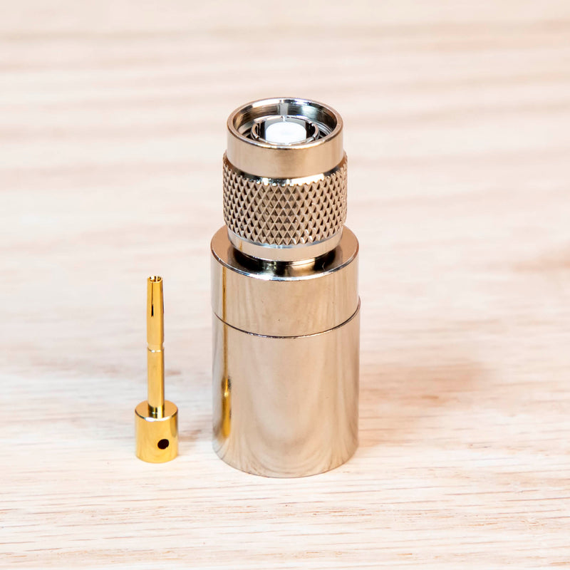 Reverse Polarity TNC Male Connector for LMR-600 TAA Compliant