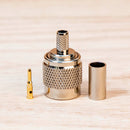 TNC Male Connector for RG58 and LMR-195 TAA Compliant