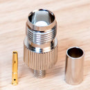 TNC Female Connector for RG-58, RG-141 and LMR-195 TAA Compliant