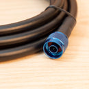 10 Foot N Male (Blue) to N Male (Blue) RF Cable. Using Low Loss 400.