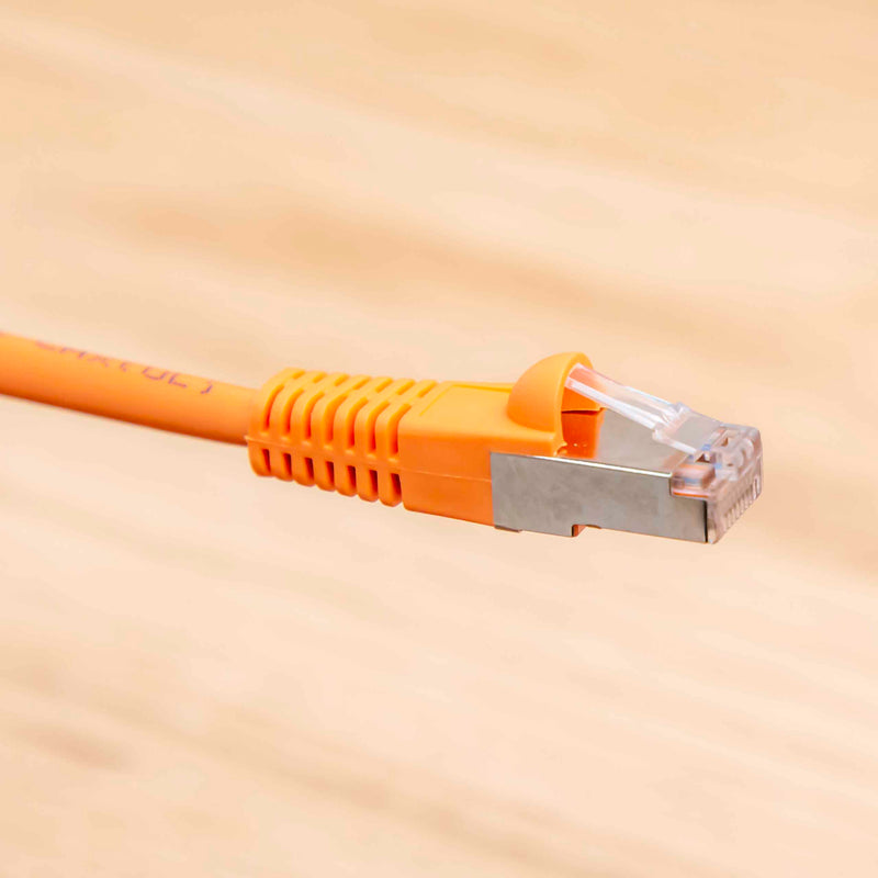 0.5 Foot Cat5E Shielded (FTP) Ethernet Network Booted Cable