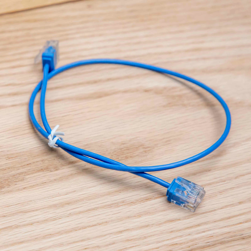 1 Foot Cat6a Super Slim Patch Cable