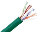1000 Foot Cat.5E Solid Cable Plenum, ETL Listed, Various Colors